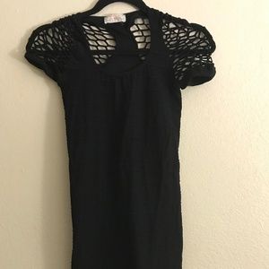 F@F black spandex dress